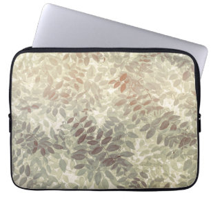 Funda Para Portátil Patrón de hojas de arveja   Islas San Juan, WA