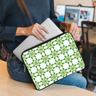 Funda Para Portátil Patrón de hojas, patrón de hojas, hojas verdes
