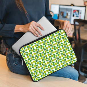 Funda Para Portátil Patrón de hojas, patrón de hojas, hojas verdes
