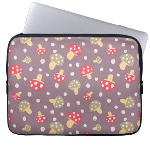 Funda Para Portátil Patrón de hongos