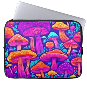 Funda Para Portátil Patrón de hongos coloridos