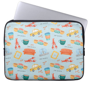 Funda Para Portátil Patrón de iconos de los AMIGOS clásicos™