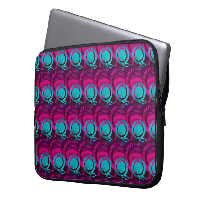 Funda Para Portátil Patrón de ilusión óptica psicodélico para tableta  (Anverso izquierdo)