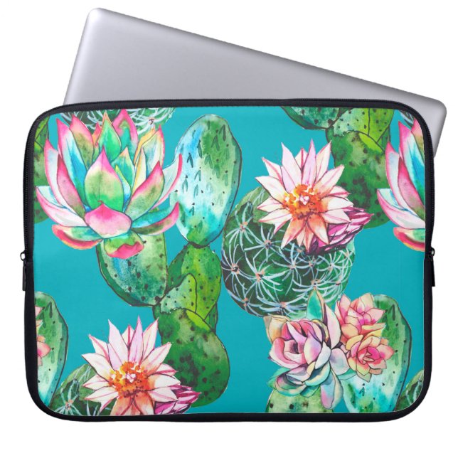 Funda Para Portátil Patrón de ilustracion de acuarela exitoso (Frente)