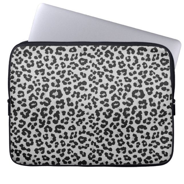 Funda Para Portátil Patrón de impresión de animales de leopardo de cen (Frente)