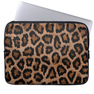 Funda Para Portátil Patrón de impresión de animales marrones