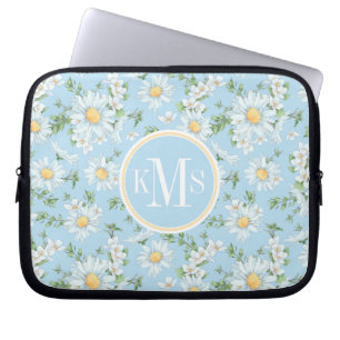 Funda Para Portátil Patrón de jardín de flores Pastel Daisy