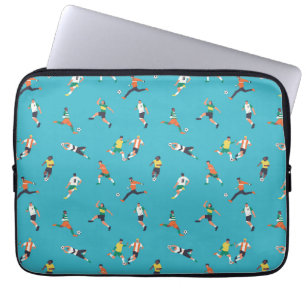 Funda Para Portátil Patrón de jugador de fútbol
