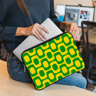 Funda Para Portátil Patrón de la acera de Ipanema, patrón de playa, Br