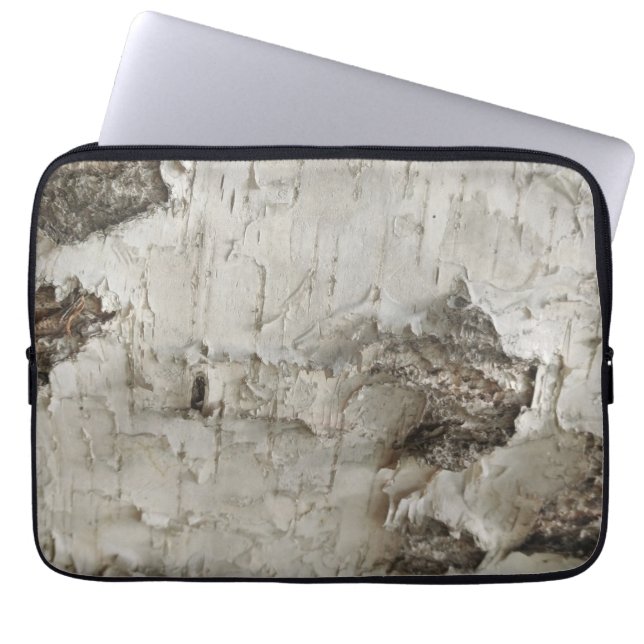 Funda Para Portátil Patrón de la corteza de Birch (Frente)