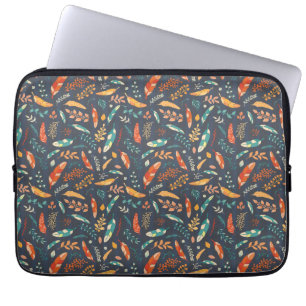 Funda Para Portátil Patrón de la pluma hippie Boho
