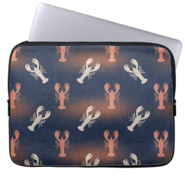 Funda Para Portátil Patrón de langosta costera - verano de mariscos ná