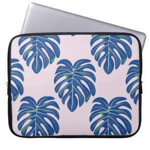 Funda Para Portátil Patrón de las hojas tropicales de moda sin foco