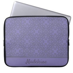 Funda Para Portátil Patrón de lavanda personalizado
