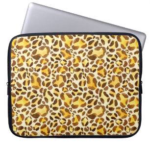 Funda Para Portátil Patrón de leopardo acuático sin foco