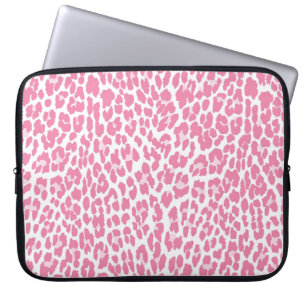 Funda Para Portátil Patrón de leopardo rosa
