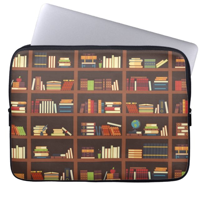 Funda Para Portátil Patrón de libro (Frente)