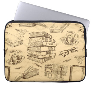 Funda Para Portátil Patrón de libro