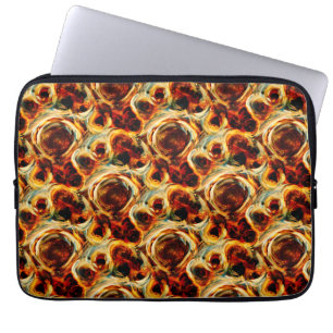 Funda Para Portátil Patrón de mancha continuo marrón lindo