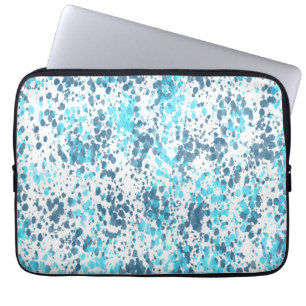 Funda Para Portátil Patrón de manchas azules