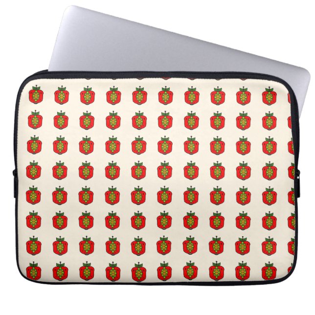 Funda Para Portátil Patrón de Mandala Floral (Frente)