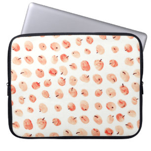 Funda Para Portátil Patrón de manzanas del paraíso rojo
