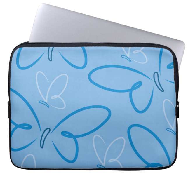 Funda Para Portátil Patrón de mariposa (Frente)
