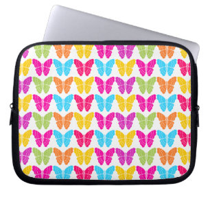 Funda Para Portátil Patrón de mariposa de arco iris brillante