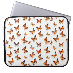 Funda Para Portátil Patrón de mariposa monarca
