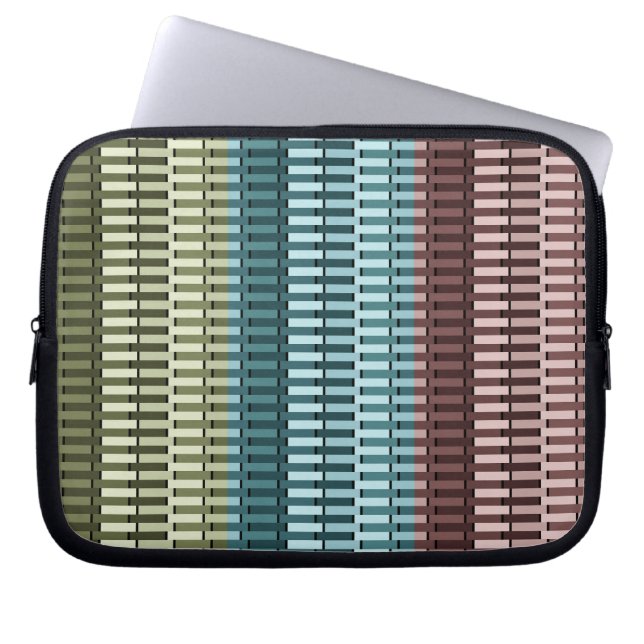 Funda Para Portátil Patrón de Moda moderna de estilo rojo y amarillo a (Frente)