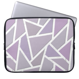 Funda Para Portátil Patrón de mosaico de lavanda