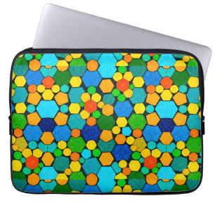 Funda Para Portátil Patrón de mosaico geométrico abstracto