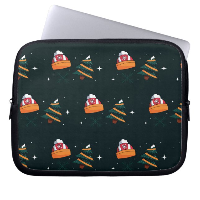 Funda Para Portátil Patrón de navidades 91 (Frente)