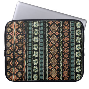 Funda Para Portátil Patrón de negocios tribal de cosecha de cosecha