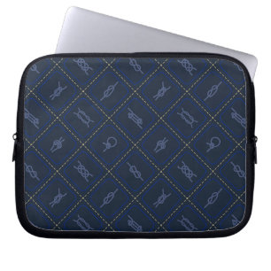 Funda Para Portátil Patrón de nudo de punta náutica