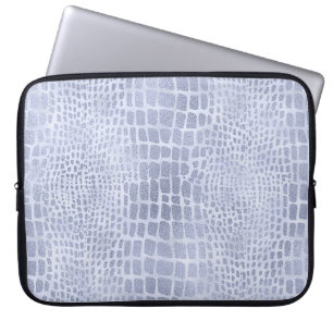 FUNDA PARA PORTÁTIL PATRÓN DE OBSERVACIÓN DEL PURPURINA AZUL CLARO