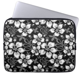 Funda Para Portátil PATRÓN DE OLA DE JUNGla EN NEGRO