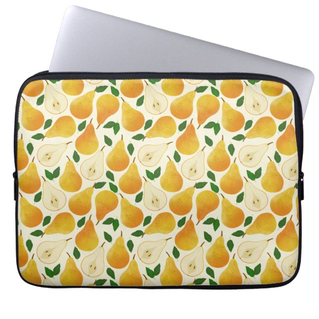 Funda Para Portátil Patrón De Oros De Oro (Frente)