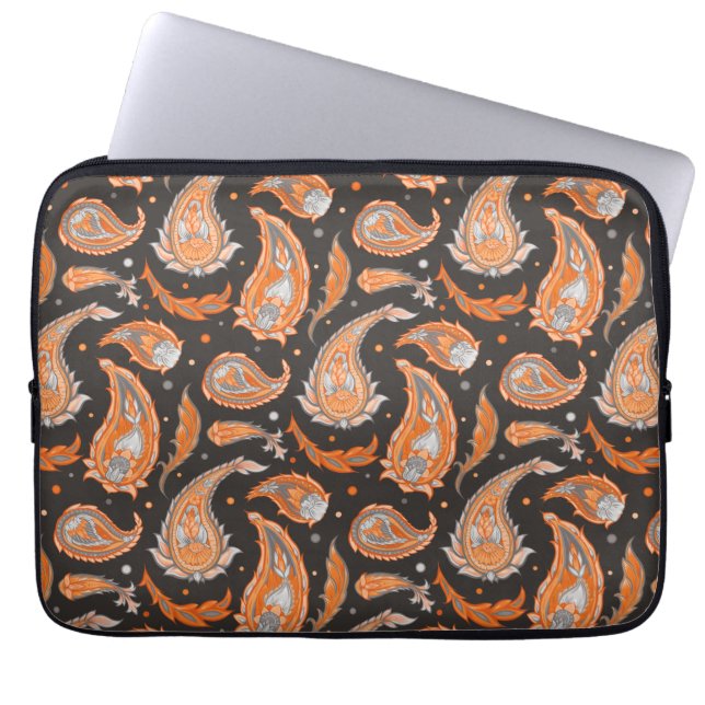 Funda Para Portátil Patrón de Paisley (Frente)
