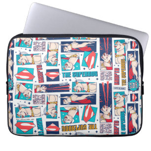 Funda Para Portátil Patrón de panel cómico de Krypto