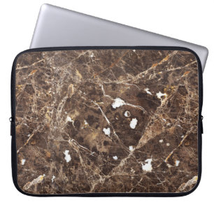 Funda Para Portátil Patrón de Piedra de Mármol Marrón