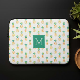 Funda Para Portátil Patrón de piñas monogramadas