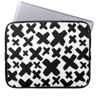 Funda Para Portátil Patrón de pintura negra
