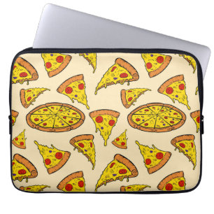 Funda Para Portátil Patrón de pizza de queso en fusión