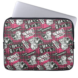 Funda Para Portátil Patrón de Punk de Chicas hexadecimales