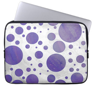 Funda Para Portátil Patrón de punto de polka de melocotón