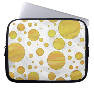 Funda Para Portátil Patrón de punto de polka de piña