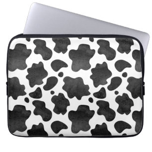 Funda Para Portátil Patrón de puntos de vaca Impresión de animales bla