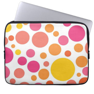 Funda Para Portátil Patrón de puntos polacos