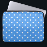 Funda Para Portátil Patrón de puntos polacos<br><div class="desc">Para los verdaderos amantes de los puntos de polka</div>